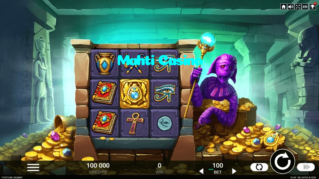 Mahti Casino casino presented on mobile device in Pakistan with slots and live games